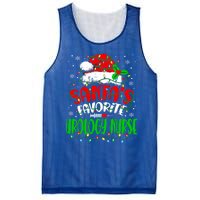 Santa Favorite Urology Nurse Christmas Urologist Nurse Gift Mesh Reversible Basketball Jersey Tank