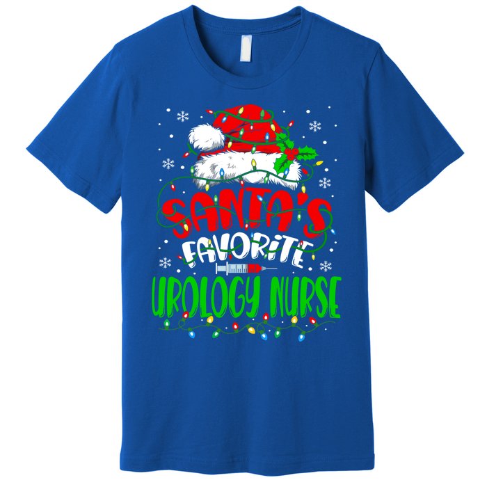 Santa Favorite Urology Nurse Christmas Urologist Nurse Gift Premium T-Shirt