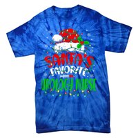 Santa Favorite Urology Nurse Christmas Urologist Nurse Gift Tie-Dye T-Shirt