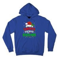 Santa Favorite Urology Nurse Christmas Urologist Nurse Gift Tall Hoodie