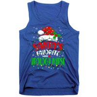 Santa Favorite Urology Nurse Christmas Urologist Nurse Gift Tank Top