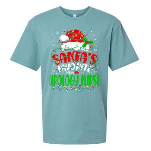 Santa Favorite Urology Nurse Christmas Urologist Nurse Gift Sueded Cloud Jersey T-Shirt