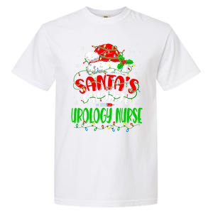 Santa Favorite Urology Nurse Christmas Urologist Nurse Gift Garment-Dyed Heavyweight T-Shirt