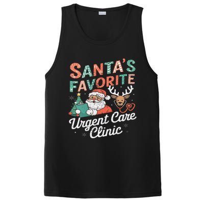 SantaS Favorite Urgent Care Clinic Christmas PosiCharge Competitor Tank