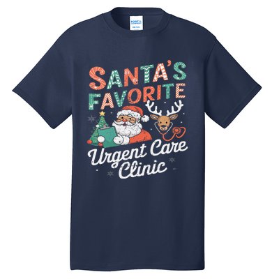 SantaS Favorite Urgent Care Clinic Christmas Tall T-Shirt