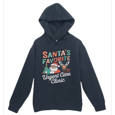 SantaS Favorite Urgent Care Clinic Christmas Urban Pullover Hoodie