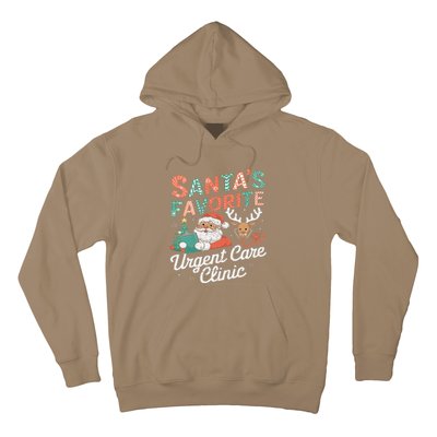 SantaS Favorite Urgent Care Clinic Christmas Hoodie