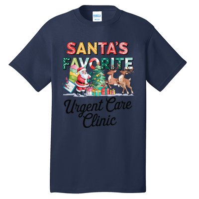 SantaS Favorite Urgent Care Clinic Merry Christmas Tall T-Shirt