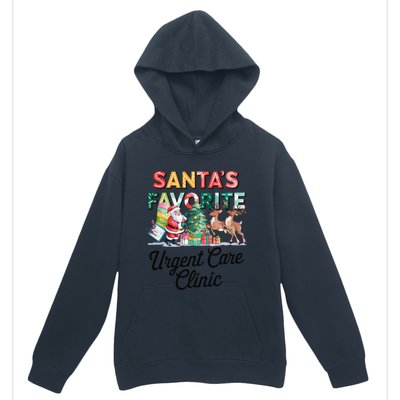 SantaS Favorite Urgent Care Clinic Merry Christmas Urban Pullover Hoodie