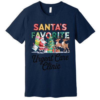 SantaS Favorite Urgent Care Clinic Merry Christmas Premium T-Shirt