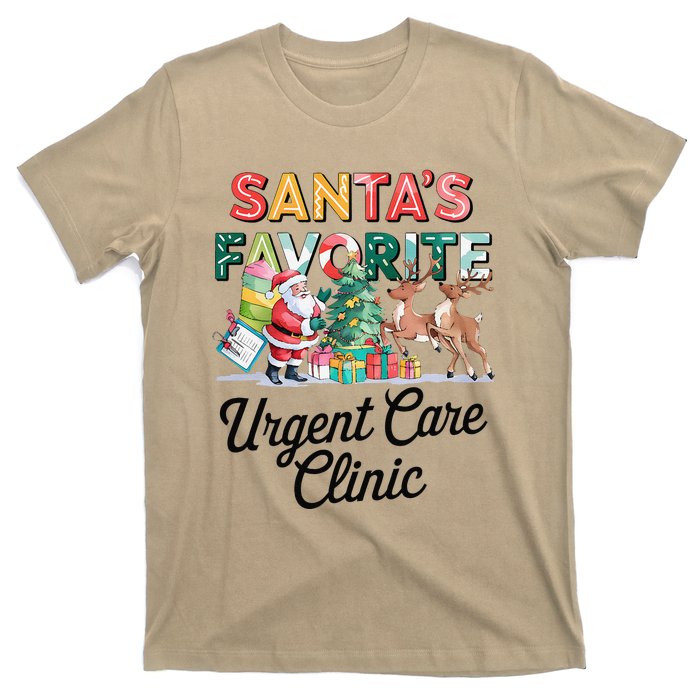 SantaS Favorite Urgent Care Clinic Merry Christmas T-Shirt