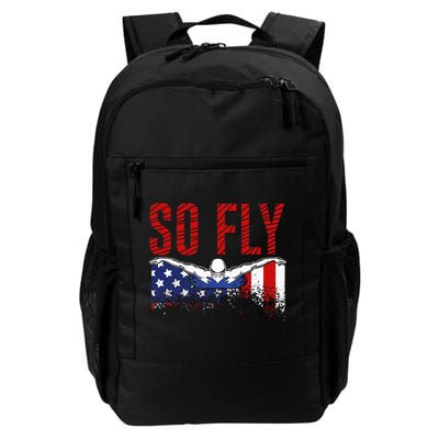 So Fly USA Swimming Team Sports Athlete US Swim Aquatic Backpack