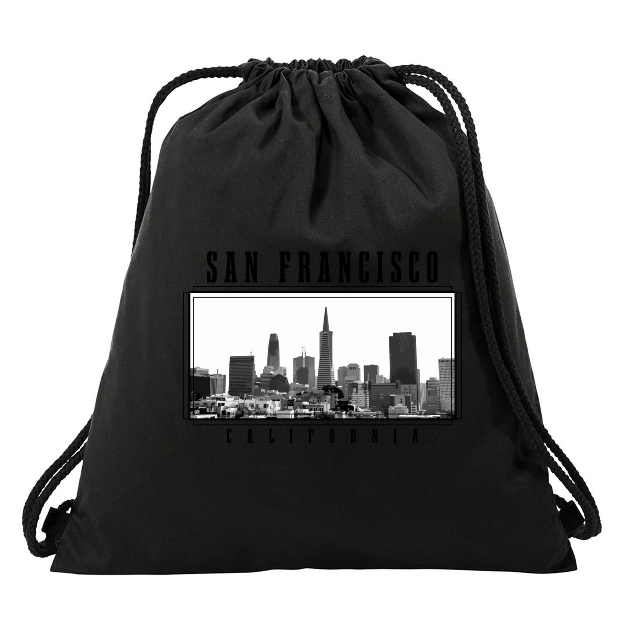 San Francisco Vintage Skyline California San Francisco Gift Drawstring Bag