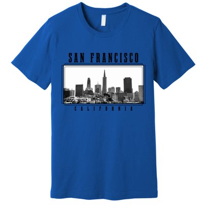 San Francisco Vintage Skyline California San Francisco Gift Premium T-Shirt
