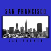 San Francisco Vintage Skyline California San Francisco Gift Womens Tank Top