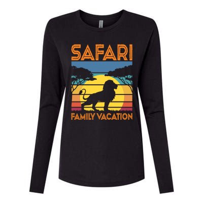 Safari Family Vacation Gift Womens Cotton Relaxed Long Sleeve T-Shirt