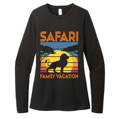 Safari Family Vacation Gift Womens CVC Long Sleeve Shirt