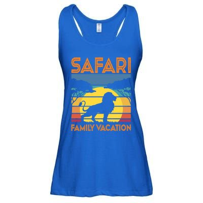 Safari Family Vacation Gift Ladies Essential Flowy Tank