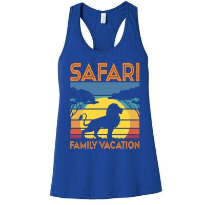 Safari Family Vacation Gift Women's Racerback Tank