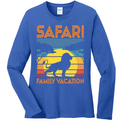 Safari Family Vacation Gift Ladies Long Sleeve Shirt