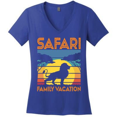 Safari Family Vacation Gift Women's V-Neck T-Shirt