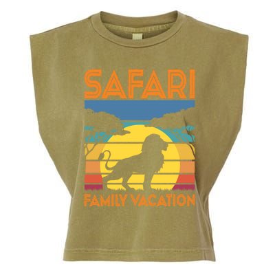 Safari Family Vacation Gift Garment-Dyed Women's Muscle Tee