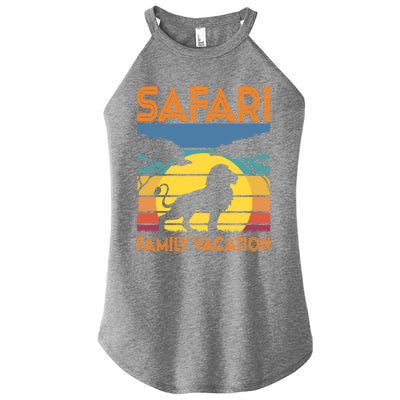 Safari Family Vacation Gift Women's Perfect Tri Rocker Tank