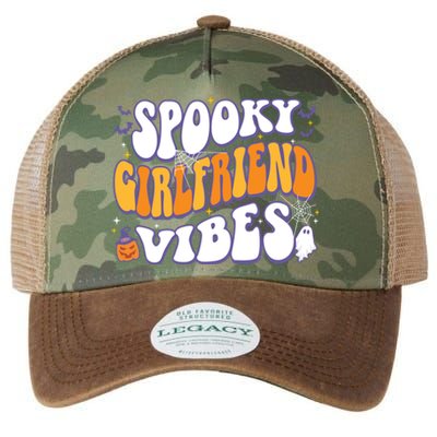 Spooky Friend Vibes Halloween Gift Legacy Tie Dye Trucker Hat