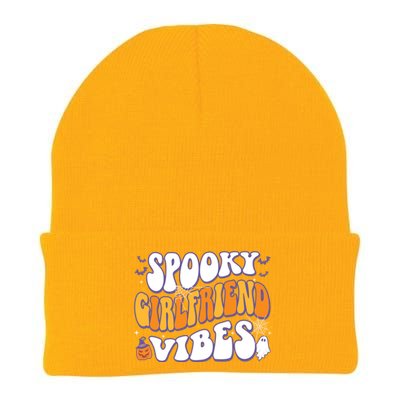 Spooky Friend Vibes Halloween Gift Knit Cap Winter Beanie