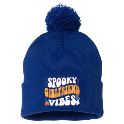 Spooky Friend Vibes Halloween Gift Pom Pom 12in Knit Beanie