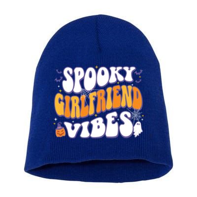 Spooky Friend Vibes Halloween Gift Short Acrylic Beanie