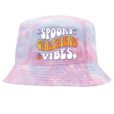 Spooky Friend Vibes Halloween Gift Tie-Dyed Bucket Hat