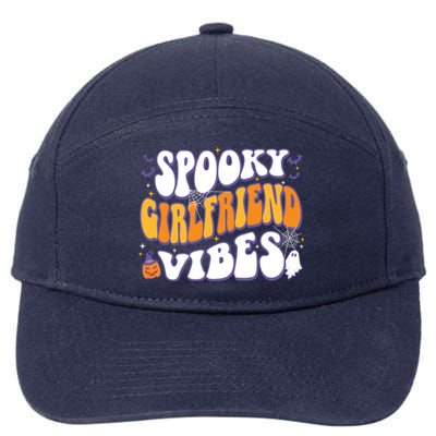 Spooky Friend Vibes Halloween Gift 7-Panel Snapback Hat