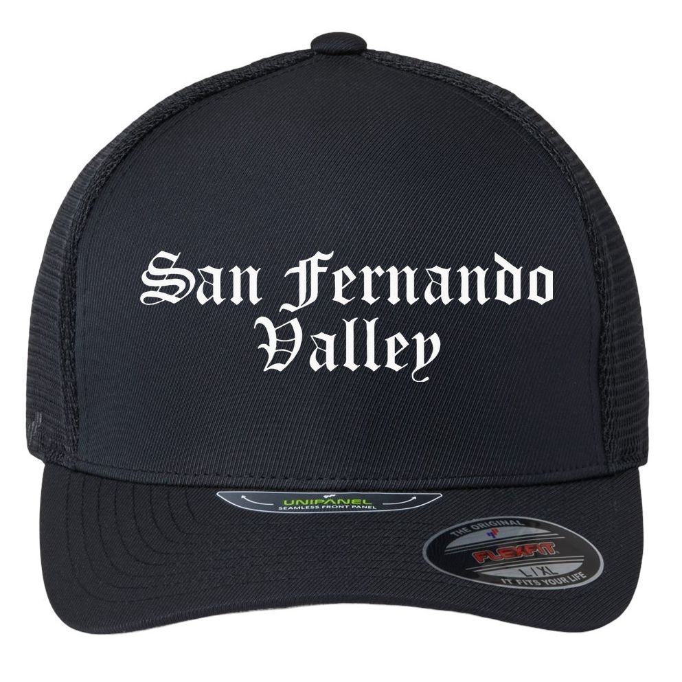 San Fernando Valley Sfv Street California Van Nuys 818 Socal Flexfit Unipanel Trucker Cap