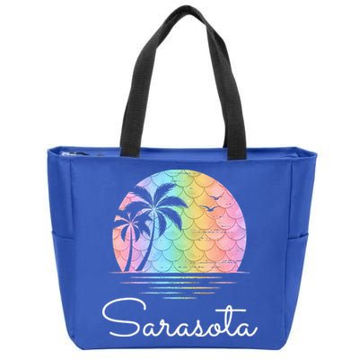 Sarasota Florida Vacation Family Beach Group Zip Tote Bag