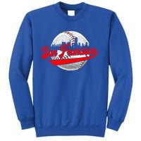 San Francisco Vintage Baseball Lover Retro Game Day Dad Mom Funny Gift Sweatshirt