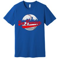 San Francisco Vintage Baseball Lover Retro Game Day Dad Mom Funny Gift Premium T-Shirt