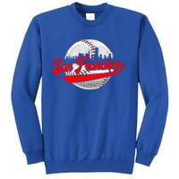 San Francisco Vintage Baseball Lover Retro Game Day Dad Mom Funny Gift Tall Sweatshirt