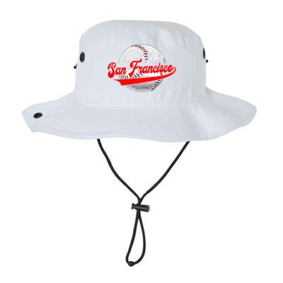 San Francisco Vintage Baseball Lover Retro Game Day Dad Mom Funny Gift Legacy Cool Fit Booney Bucket Hat