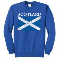 Scotland Flag Vintage Scottish Pride Teen Gift Cute Gift Sweatshirt