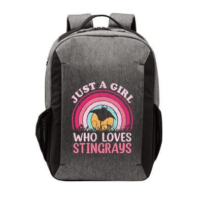 Stingray Fish Vintage Retro Just A Girl Who Loves Stingrays Vector Backpack