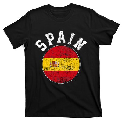 Spain Flag Vintage T-Shirt