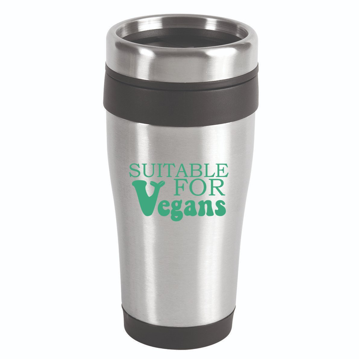 Suitable For Vegans Veganism Gift Plant Based Vegetarian Gift 16oz Travel Tumbler