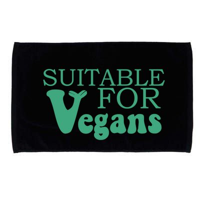 Suitable For Vegans Veganism Gift Plant Based Vegetarian Gift Microfiber Hand Towel