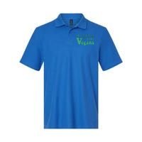 Suitable For Vegans Veganism Gift Plant Based Vegetarian Gift Softstyle Adult Sport Polo