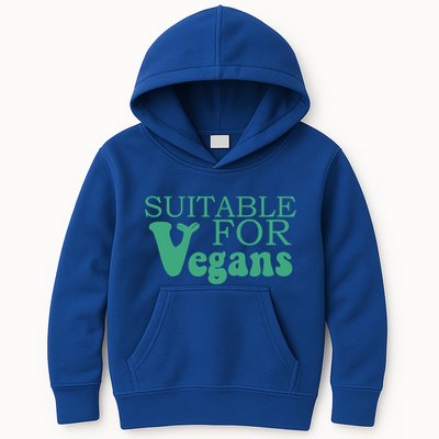 Suitable For Vegans Veganism Gift Plant Based Vegetarian Gift Kids Hoodie