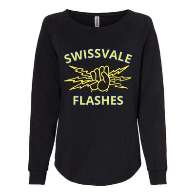 Swissvale Flashes Vintage Womens California Wash Sweatshirt