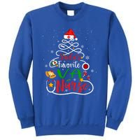 SantaS Favorite Va Nurse Christmas Nursing Tree Cute Gift Sweatshirt