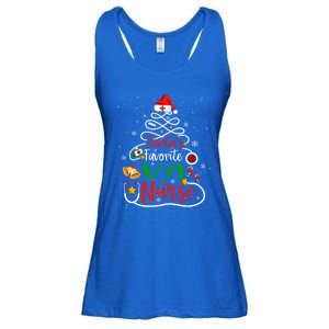 SantaS Favorite Va Nurse Christmas Nursing Tree Cute Gift Ladies Essential Flowy Tank