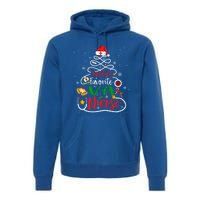 SantaS Favorite Va Nurse Christmas Nursing Tree Cute Gift Premium Hoodie